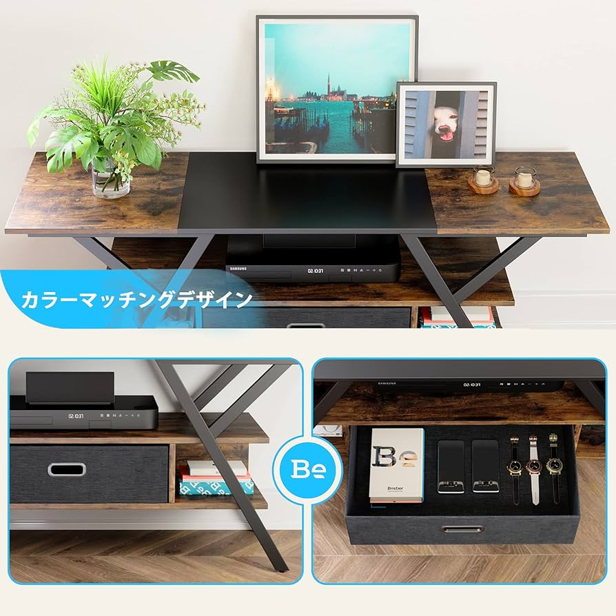 Bestier テレビ台 テレビボード tv スタンド テレビラック Amazon｜Bestier テレビ台 テレビボード tv スタンド テレビ